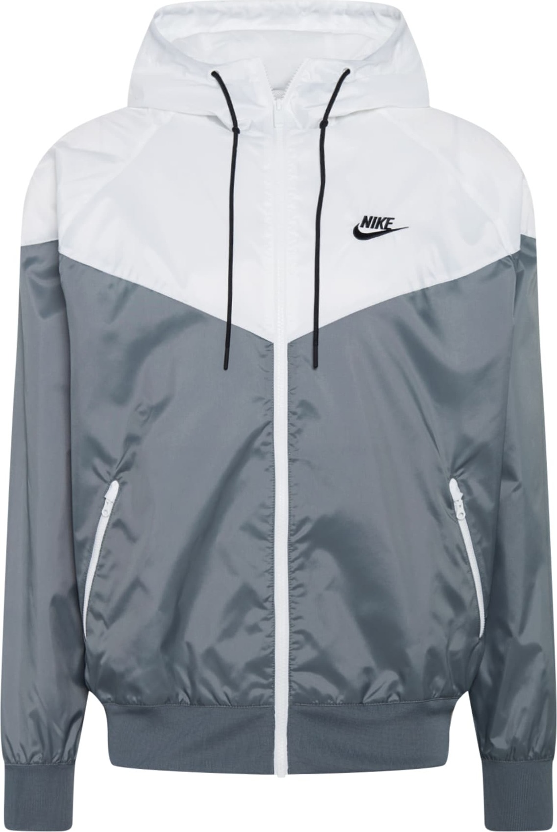 Přechodná bunda Nike Sportswear kámen / černá / bílá