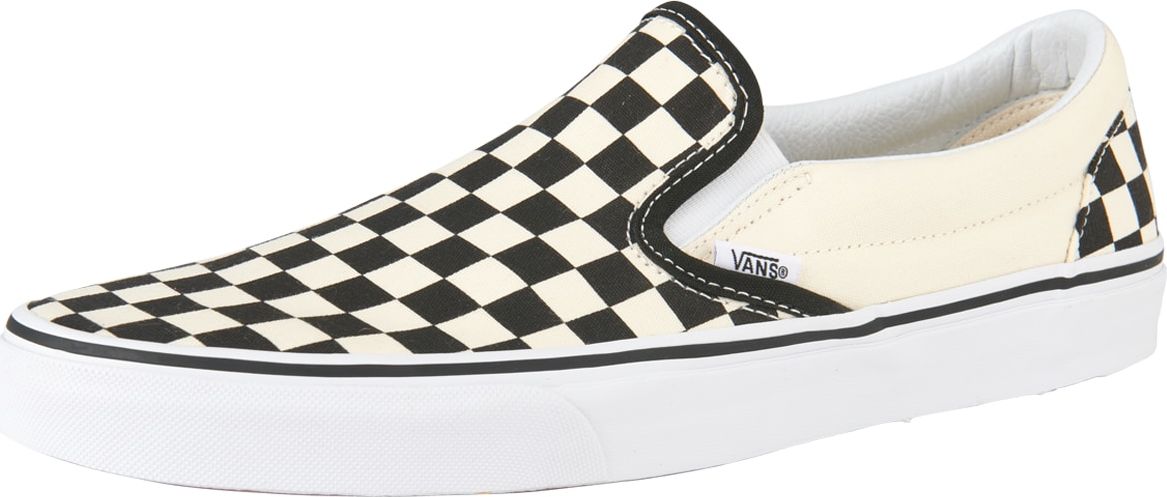 Slip on boty Vans béžová / černá