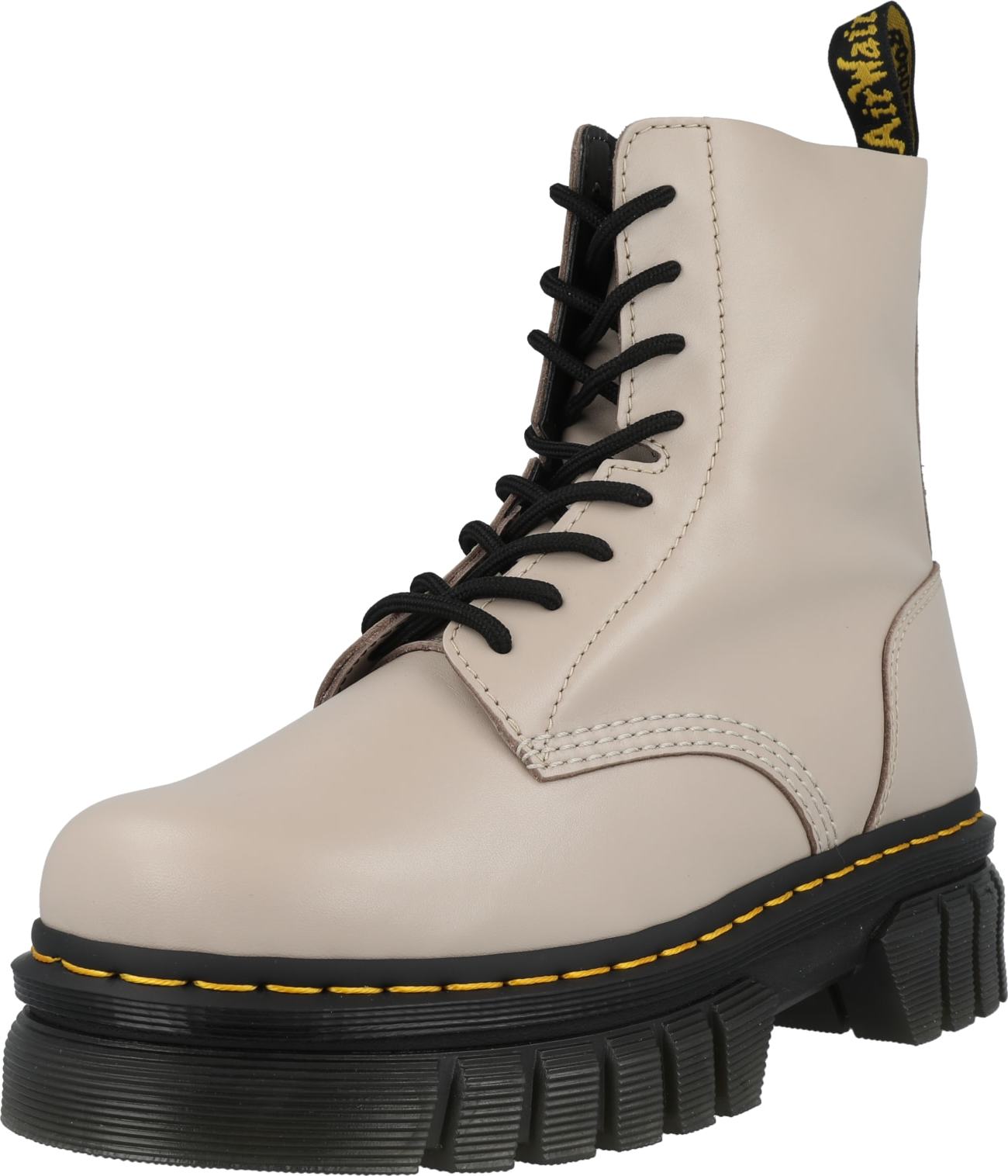 Šněrovací kozačky 'Audrick 8i' Dr. Martens šedobéžová