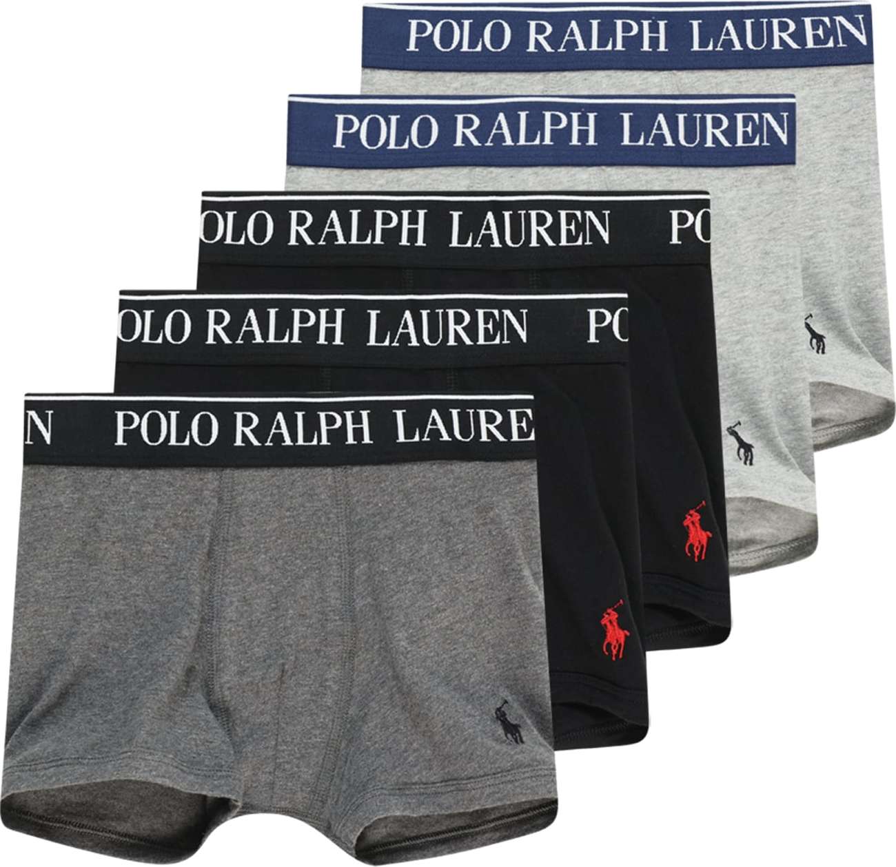 Spodní prádlo Polo Ralph Lauren světle šedá / tmavě šedá / černá / bílá