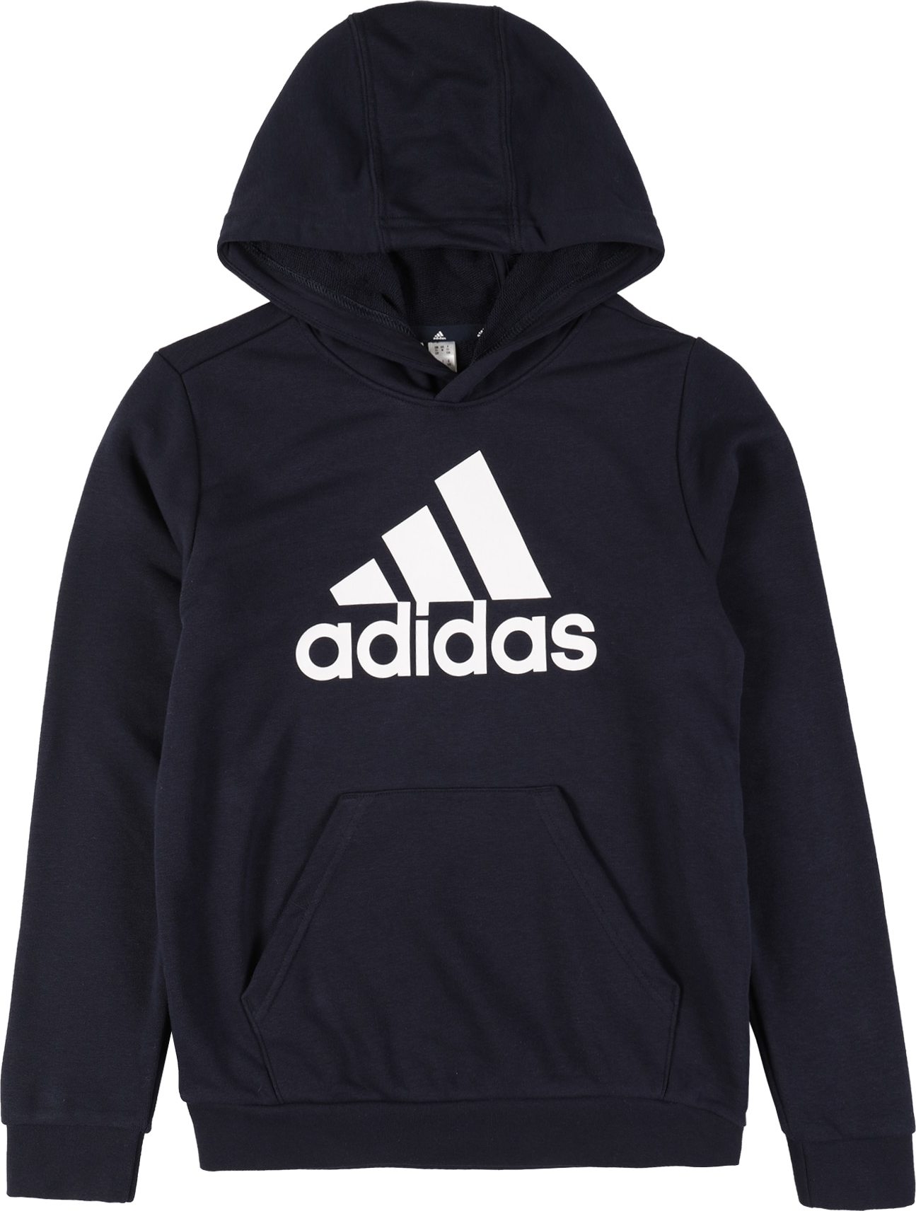 Sportovní mikina 'Big Logo Essentials ' ADIDAS SPORTSWEAR noční modrá / bílá