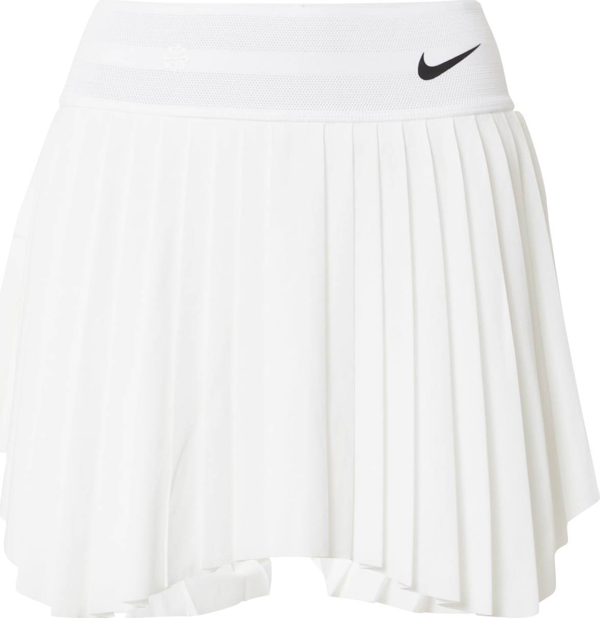 Sportovní sukně 'SLAM' Nike černá / bílá