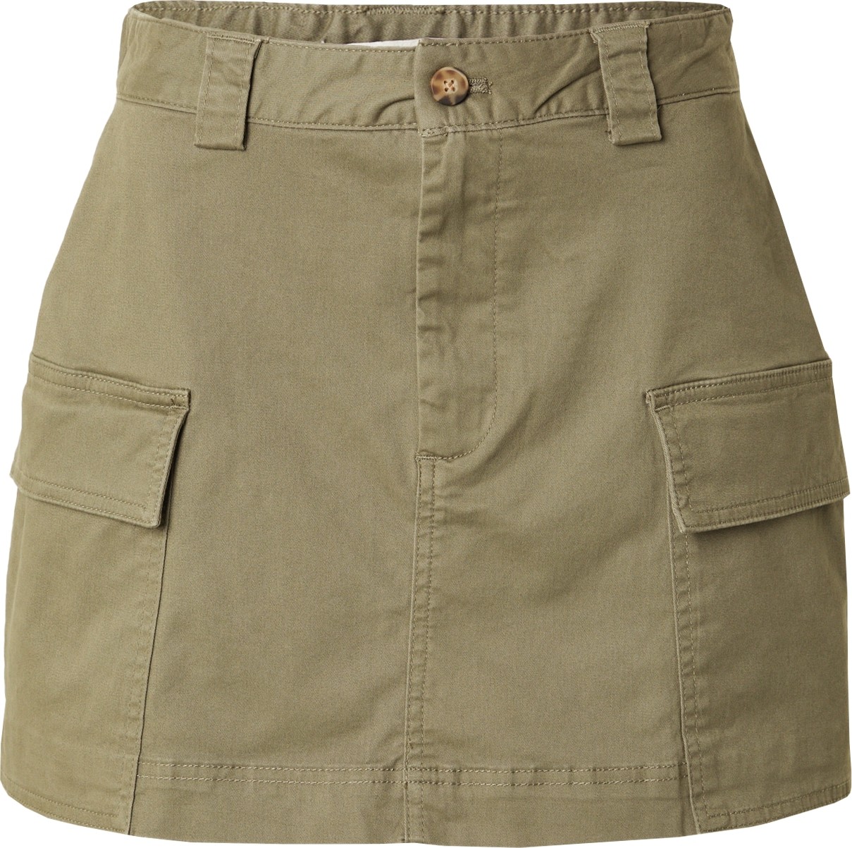 Sukně Abercrombie & Fitch khaki