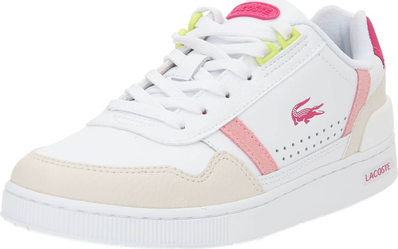 Tenisky Lacoste béžová / pink / růžová / bílá