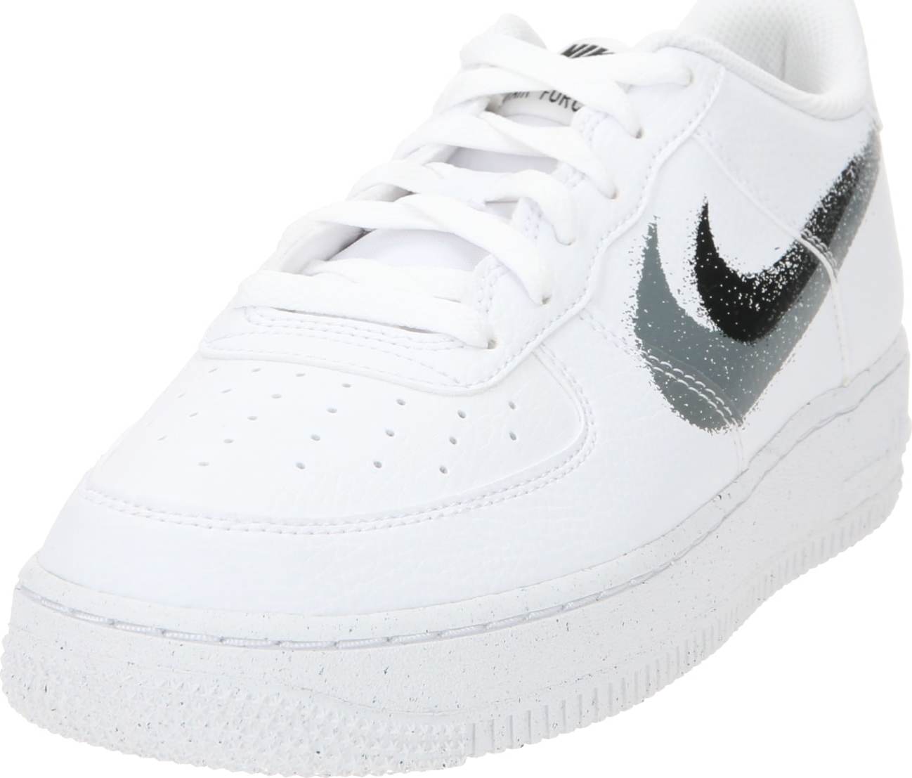 Tenisky 'Air Force 1' Nike Sportswear šedá / černá / bílá