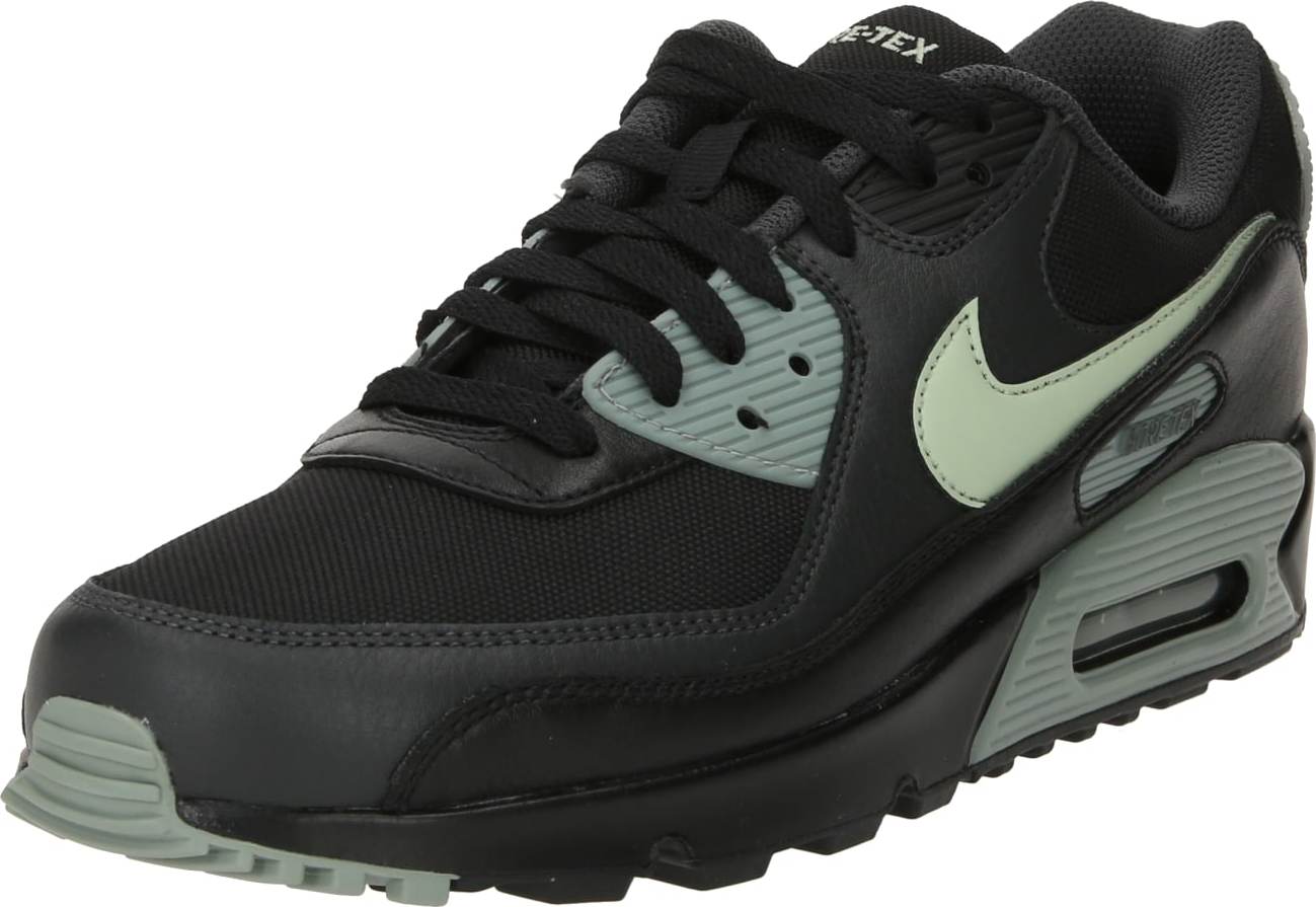 Tenisky 'AIR MAX 90' Nike Sportswear pastelově zelená / černá