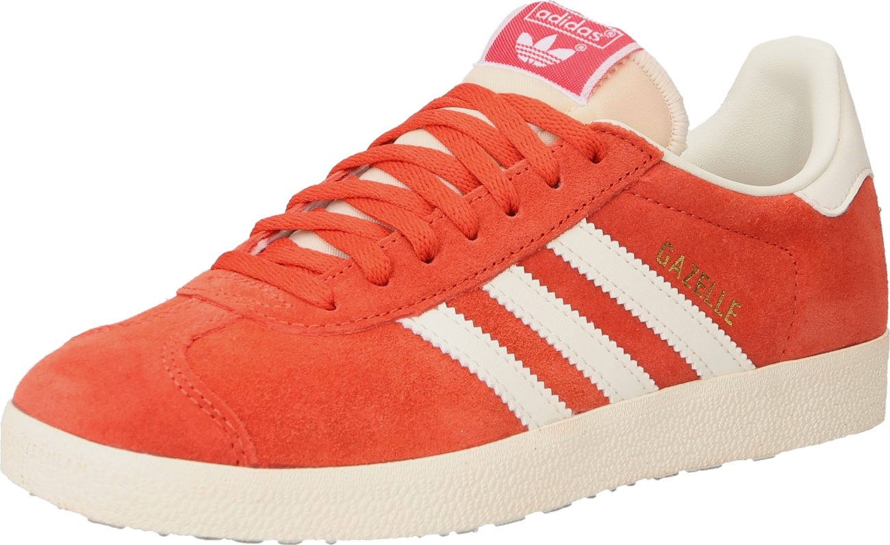 Tenisky 'Gazelle' adidas Originals béžová / červená / černá / offwhite