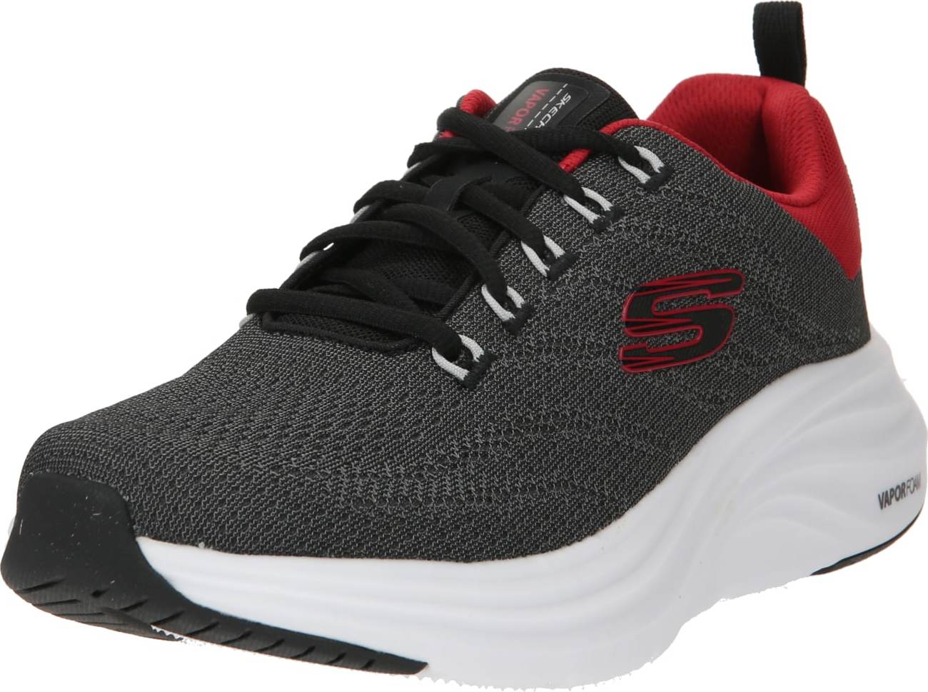 Tenisky Skechers tmavě šedá / červená / černá