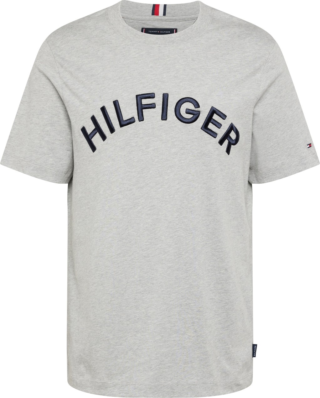 Tričko Tommy Hilfiger noční modrá / šedý melír