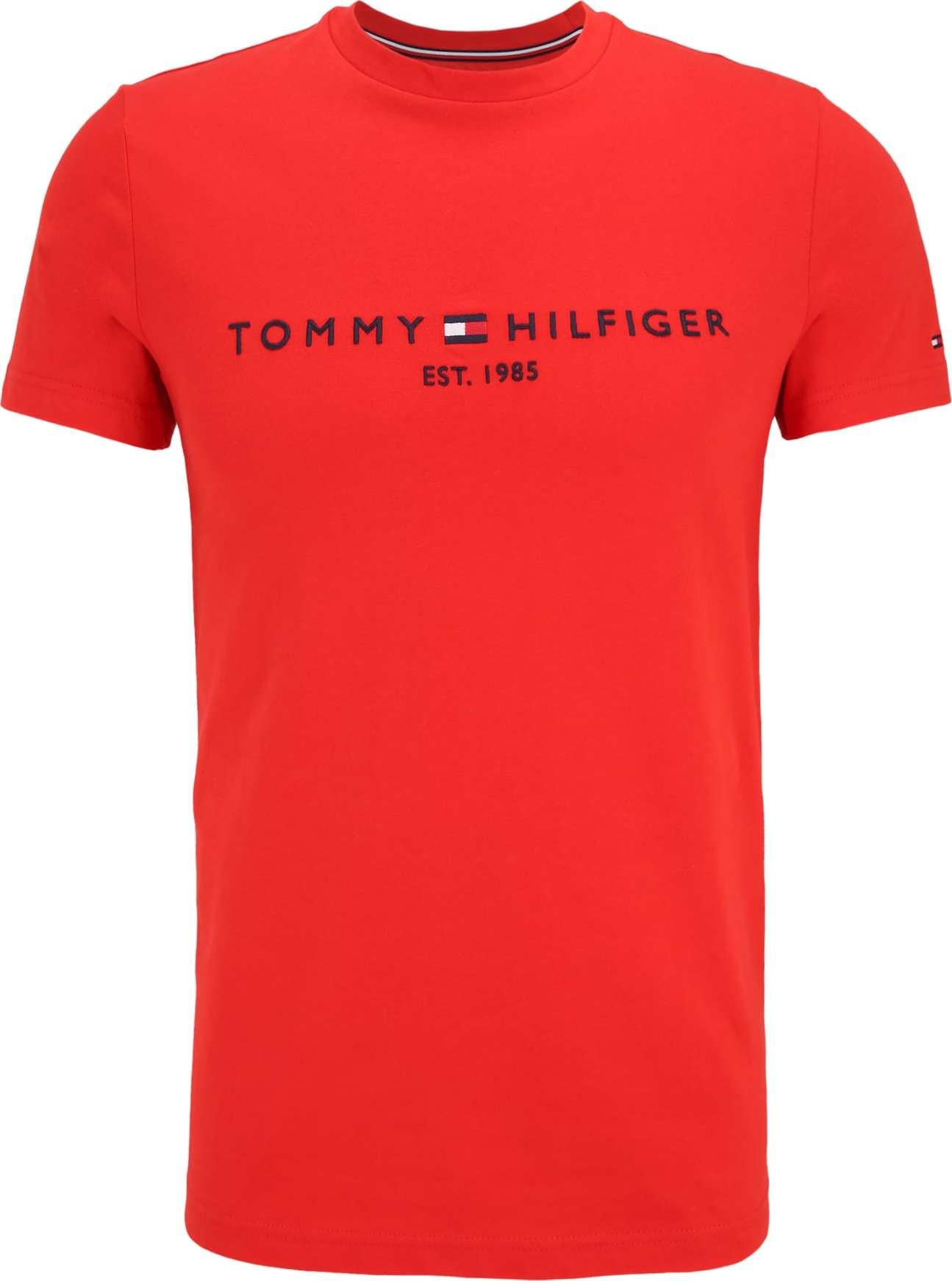 Tričko Tommy Hilfiger námořnická modř / ohnivá červená / bílá