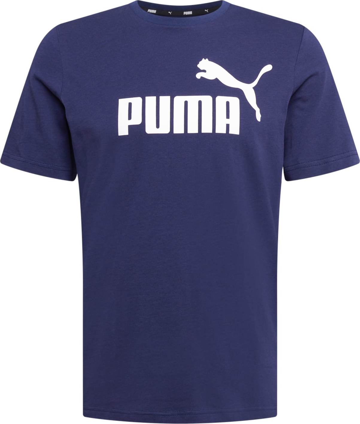 Tričko 'Essential' Puma marine modrá / bílá