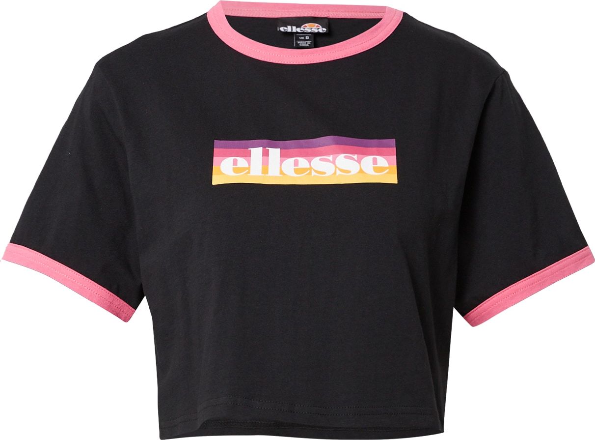 Tričko 'Filide' Ellesse mix barev / černá