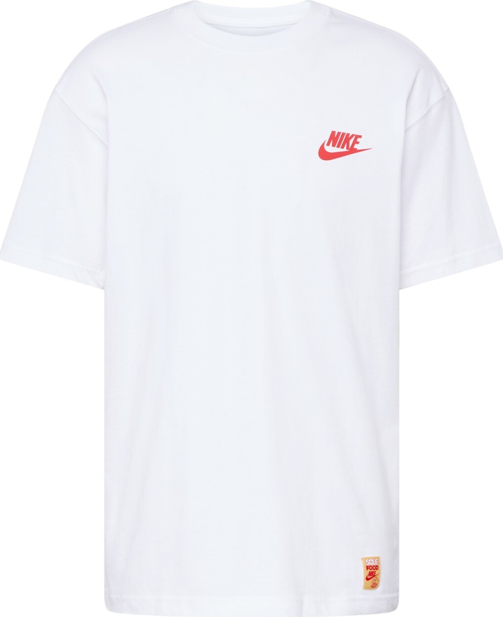 Tričko Nike Sportswear pastelově žlutá / brusinková / bílá