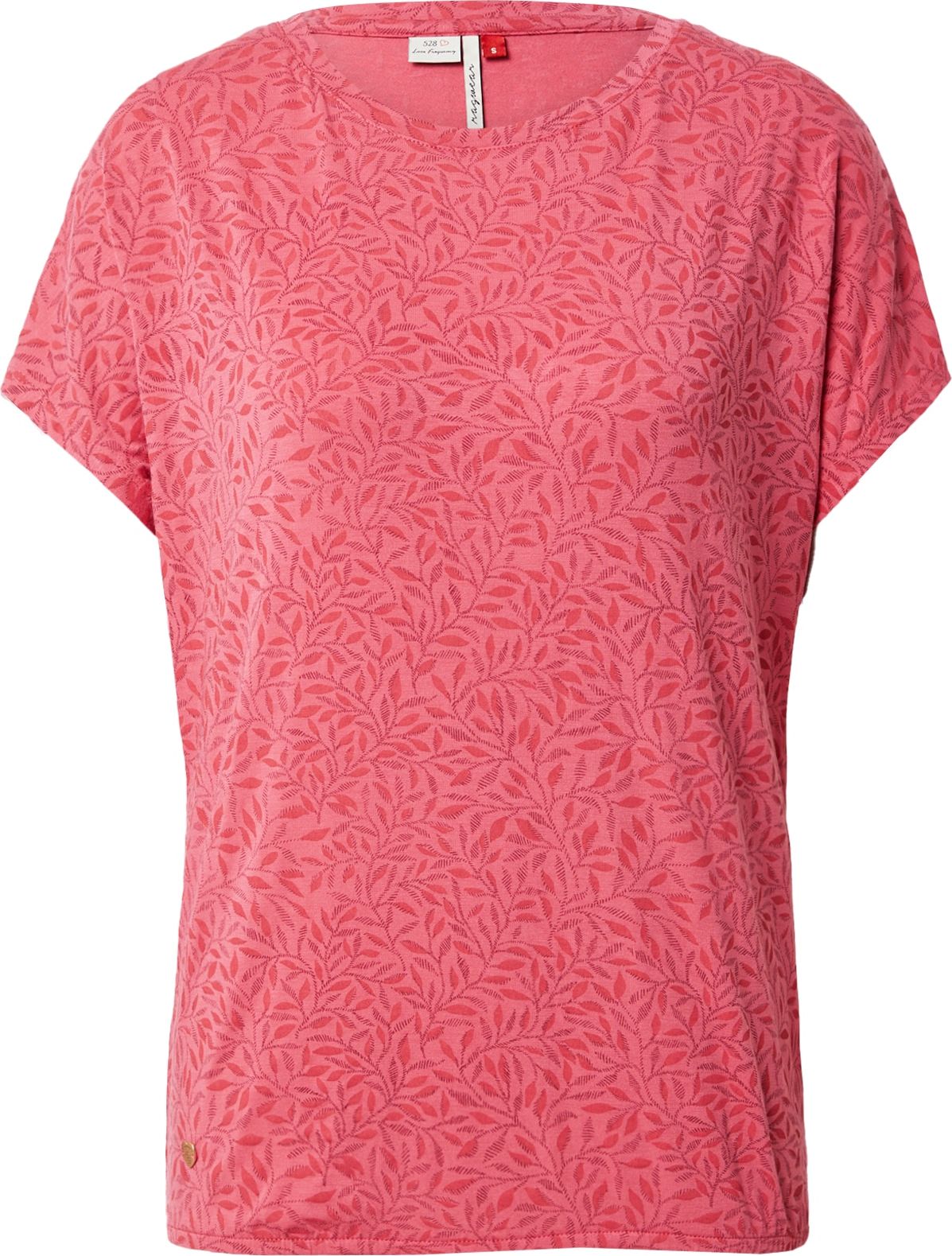 Tričko 'PECORI' Ragwear pink / růže