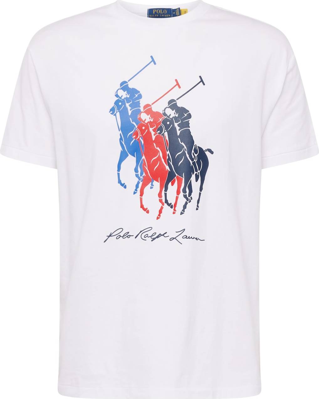 Tričko Polo Ralph Lauren modrá / námořnická modř / červená / bílá