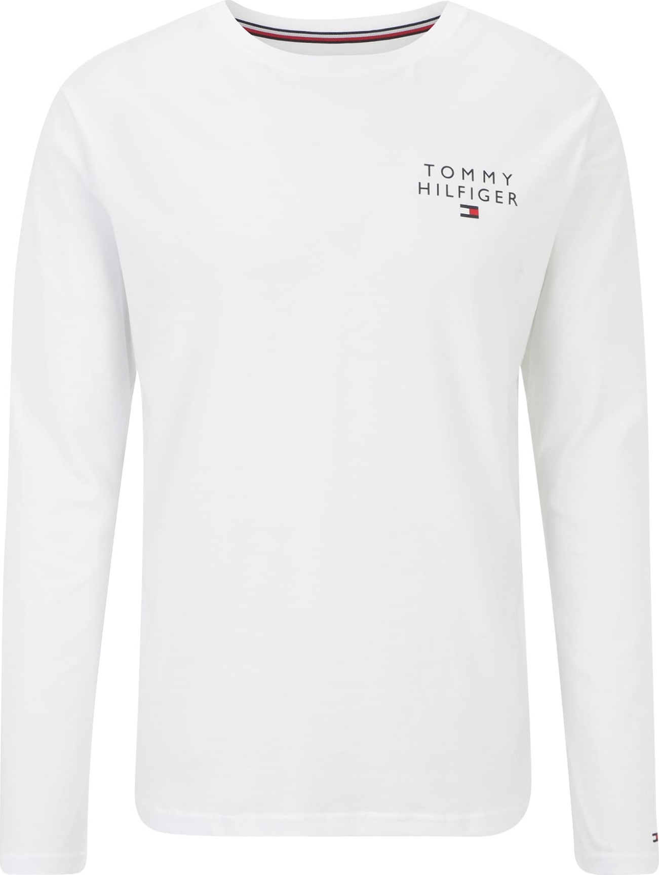 Tričko Tommy Hilfiger marine modrá / červená / černá / bílá