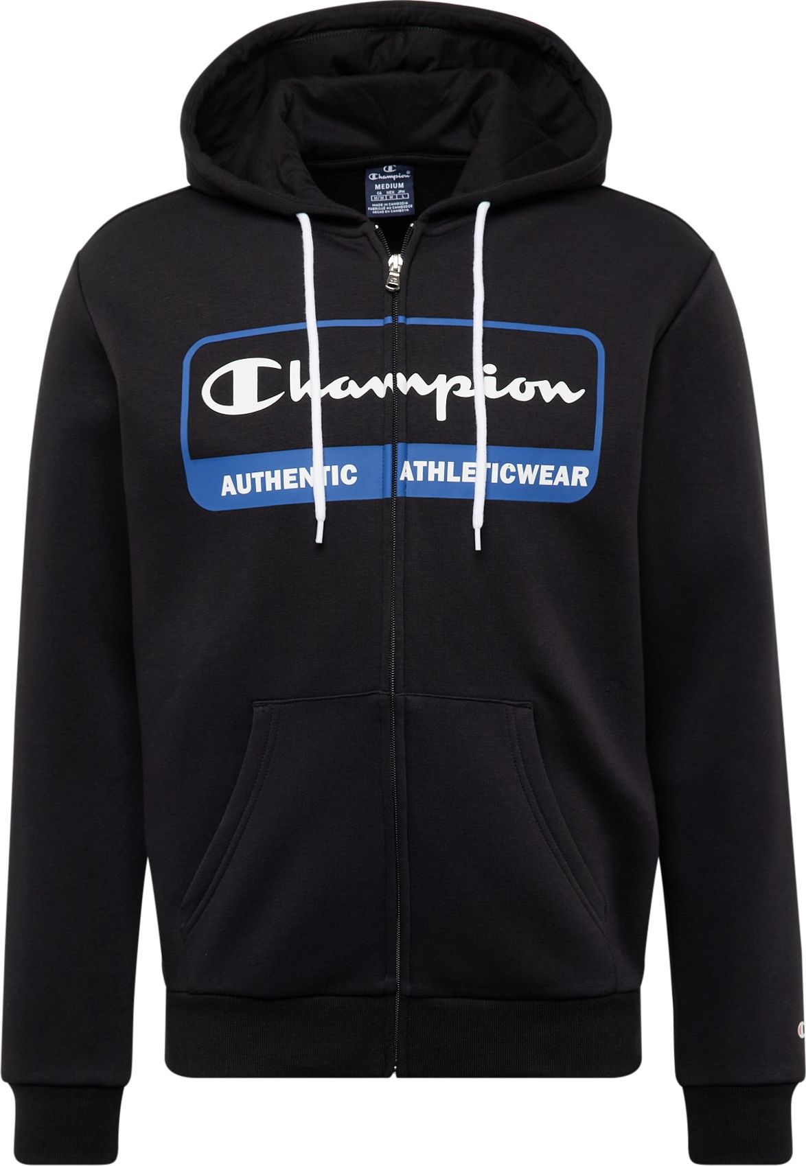 Mikina Champion Authentic Athletic Apparel modrá / černá / bílá