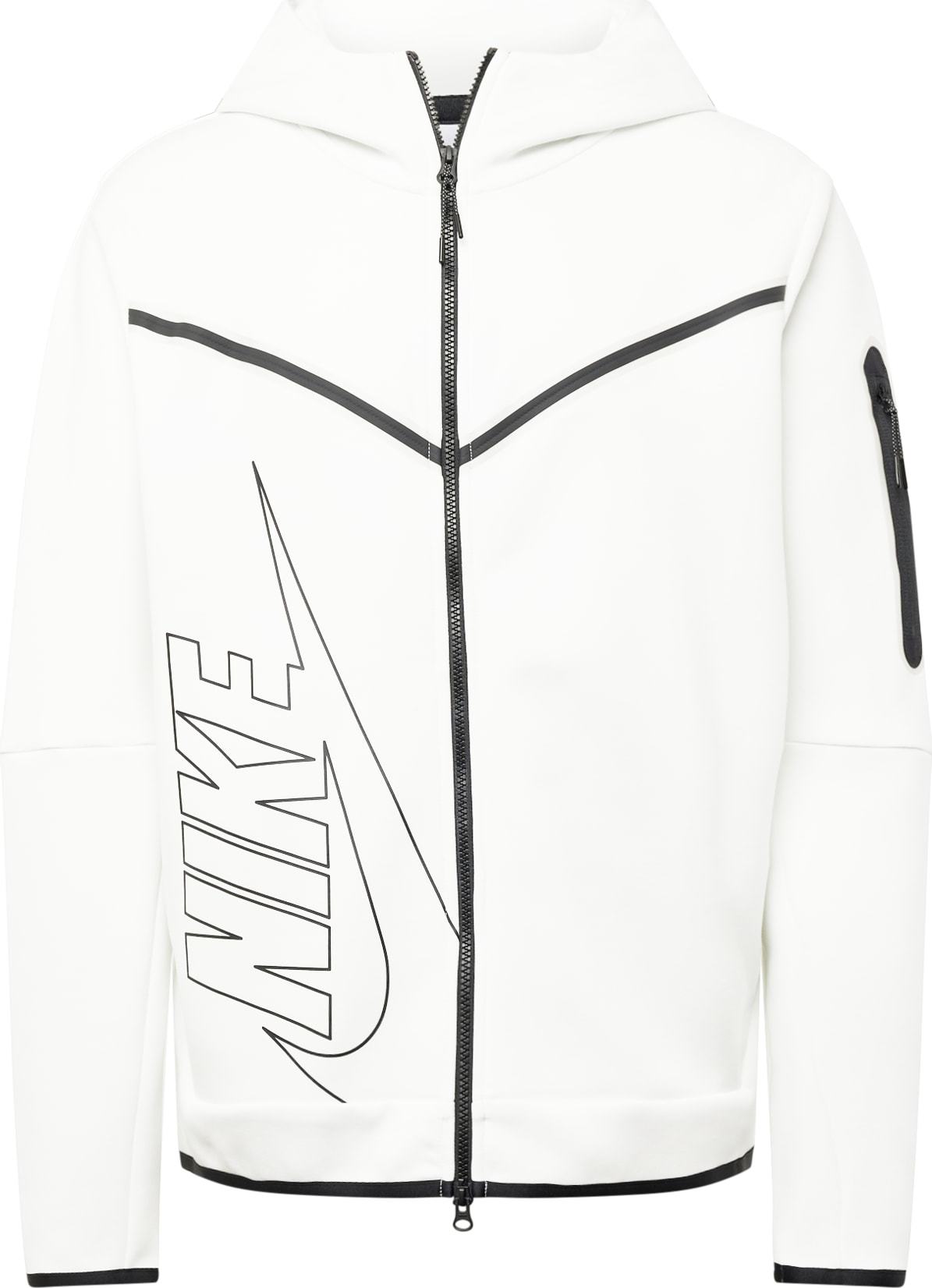 Mikina Nike Sportswear černá / bílá