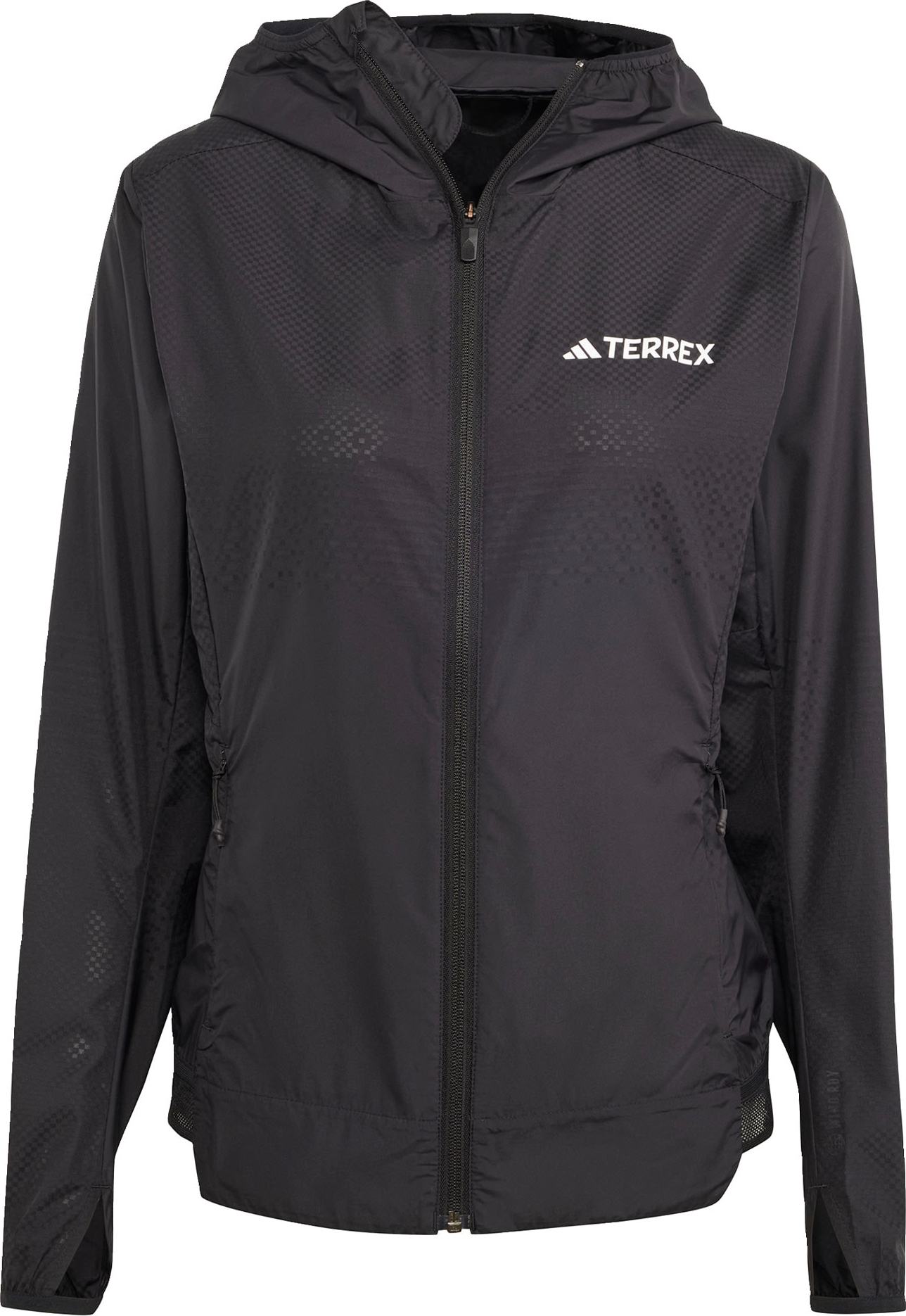 Outdoorová bunda 'Xperior Windweave Wind' adidas Terrex černá / bílá