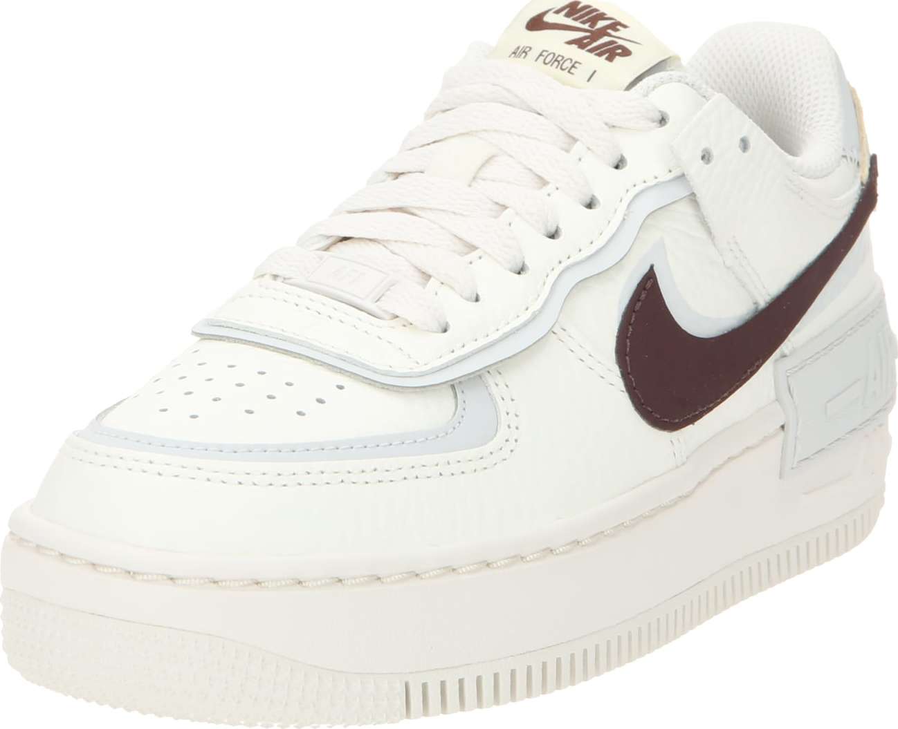 Tenisky 'Air Force 1' Nike Sportswear slonová kost / pastelová modrá / bílá