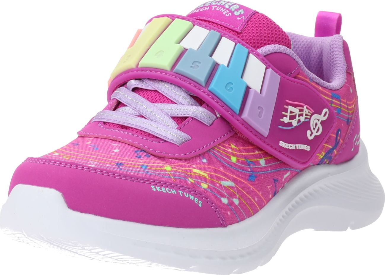 Tenisky Skechers modrá / fialová / pink / bílá