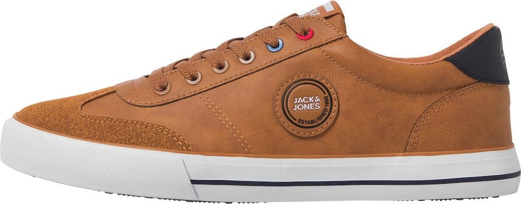 Tenisky 'TOBY' jack & jones koňaková / černá