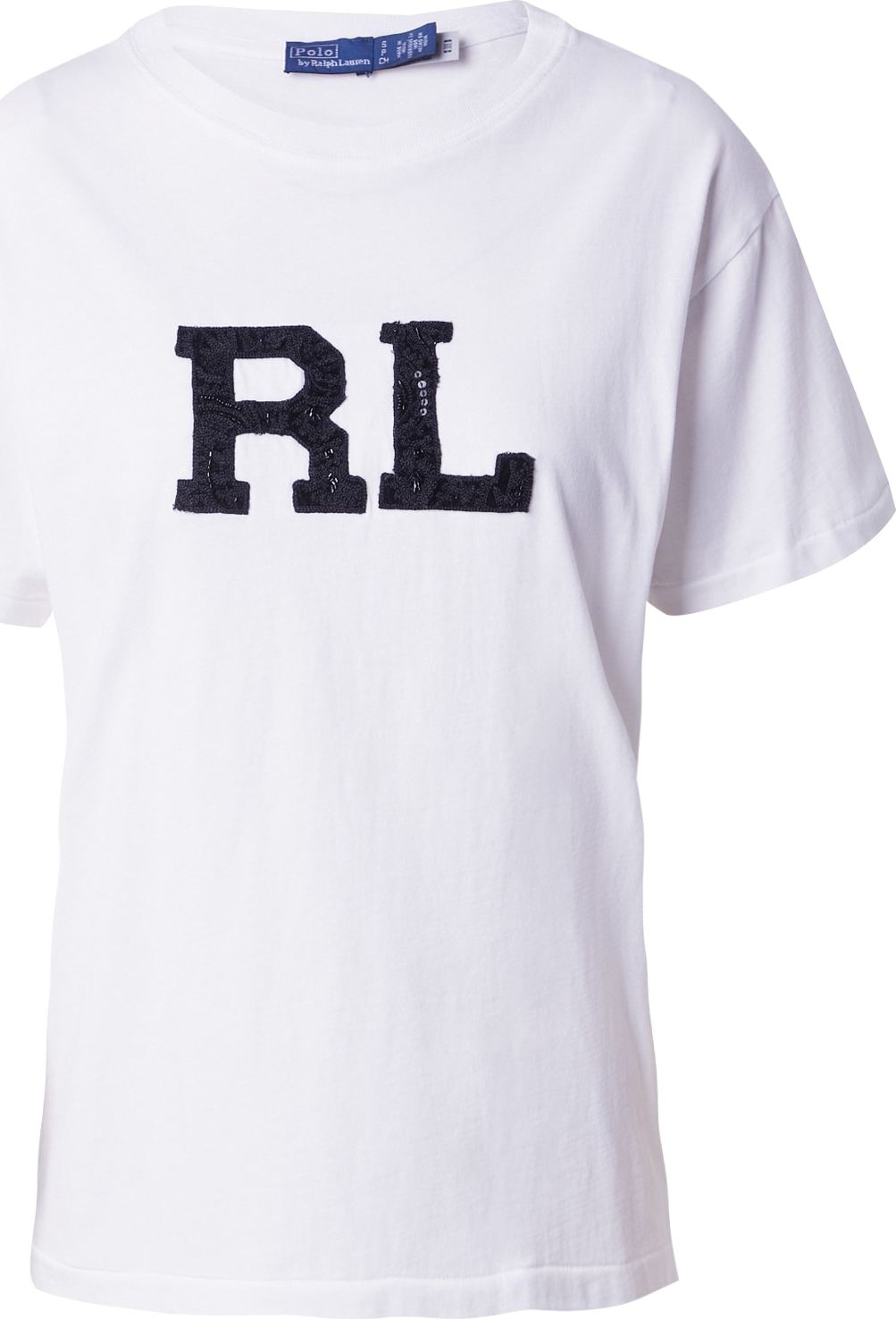 Tričko Polo Ralph Lauren černá / bílá