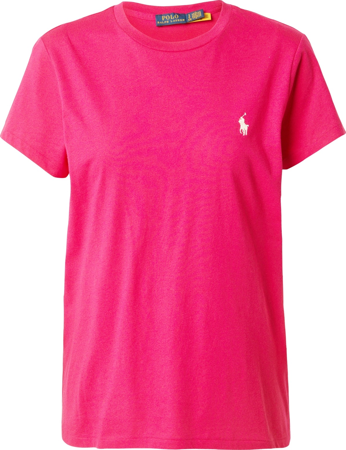 Tričko Polo Ralph Lauren magenta / bílá