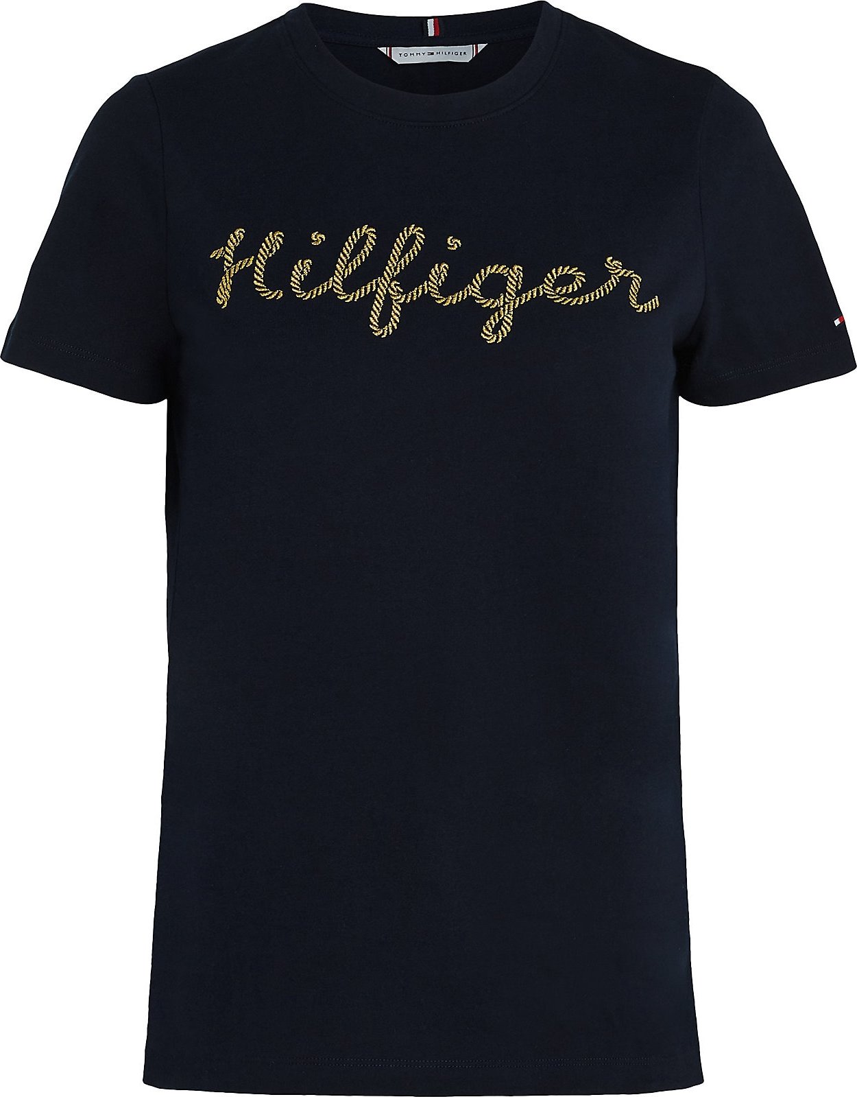 Tričko Tommy Hilfiger modrá / bílá